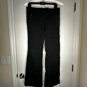 Charlotte Russe Black Flare Dress Pants Sz 6